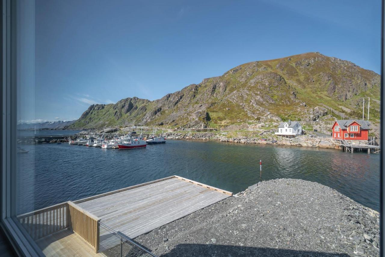Seafront New Cabin In Lofoten Ballstad Exteriör bild