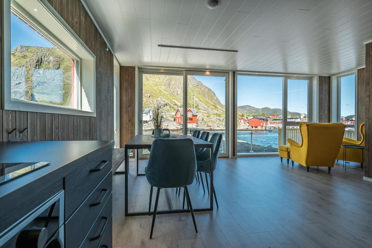 Seafront New Cabin In Lofoten Ballstad Exteriör bild