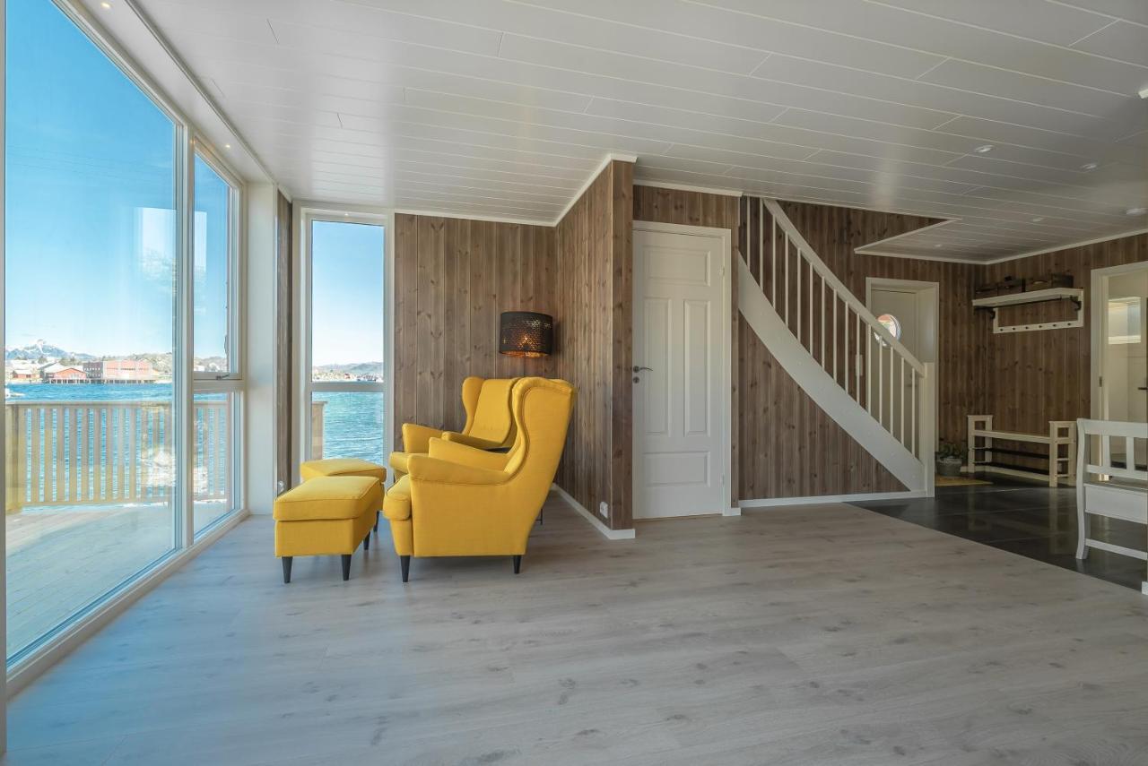 Seafront New Cabin In Lofoten Ballstad Exteriör bild