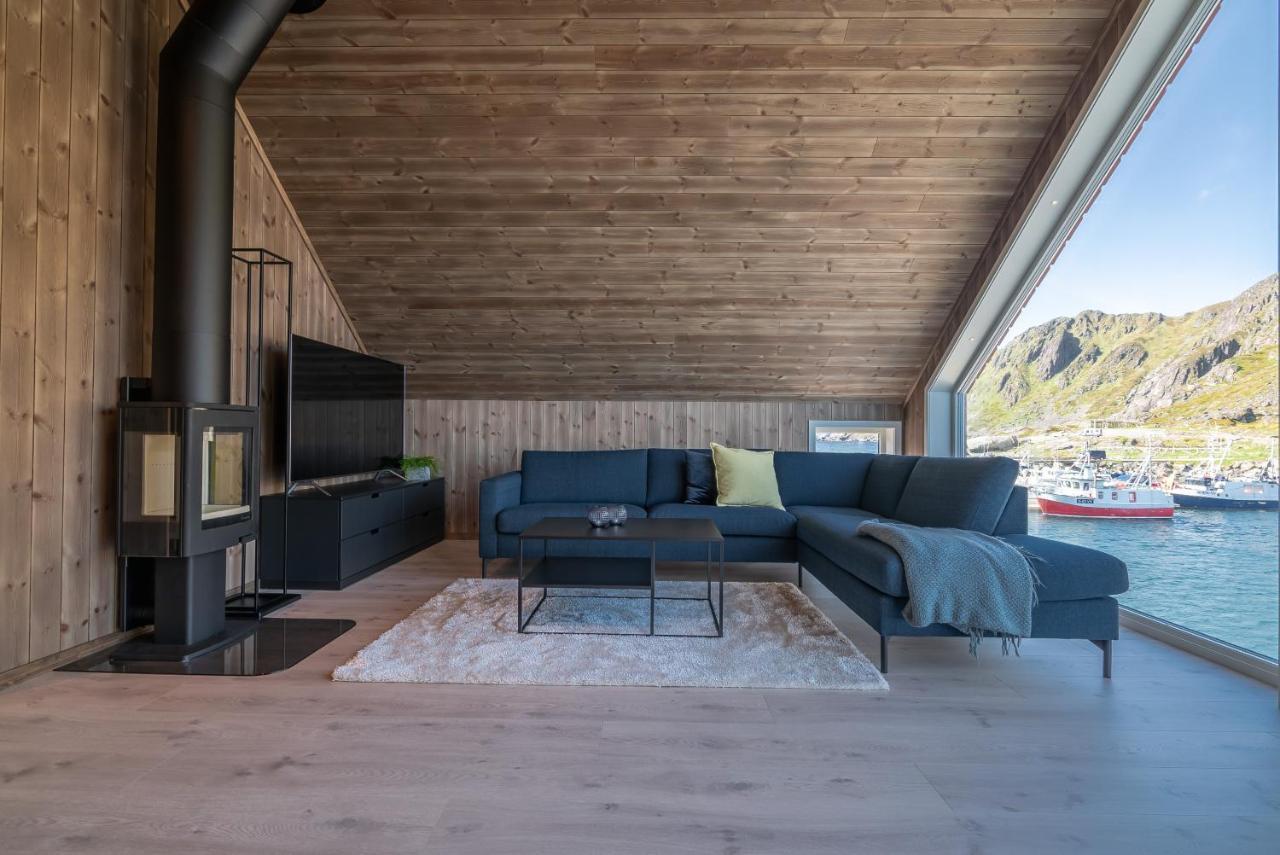 Seafront New Cabin In Lofoten Ballstad Exteriör bild