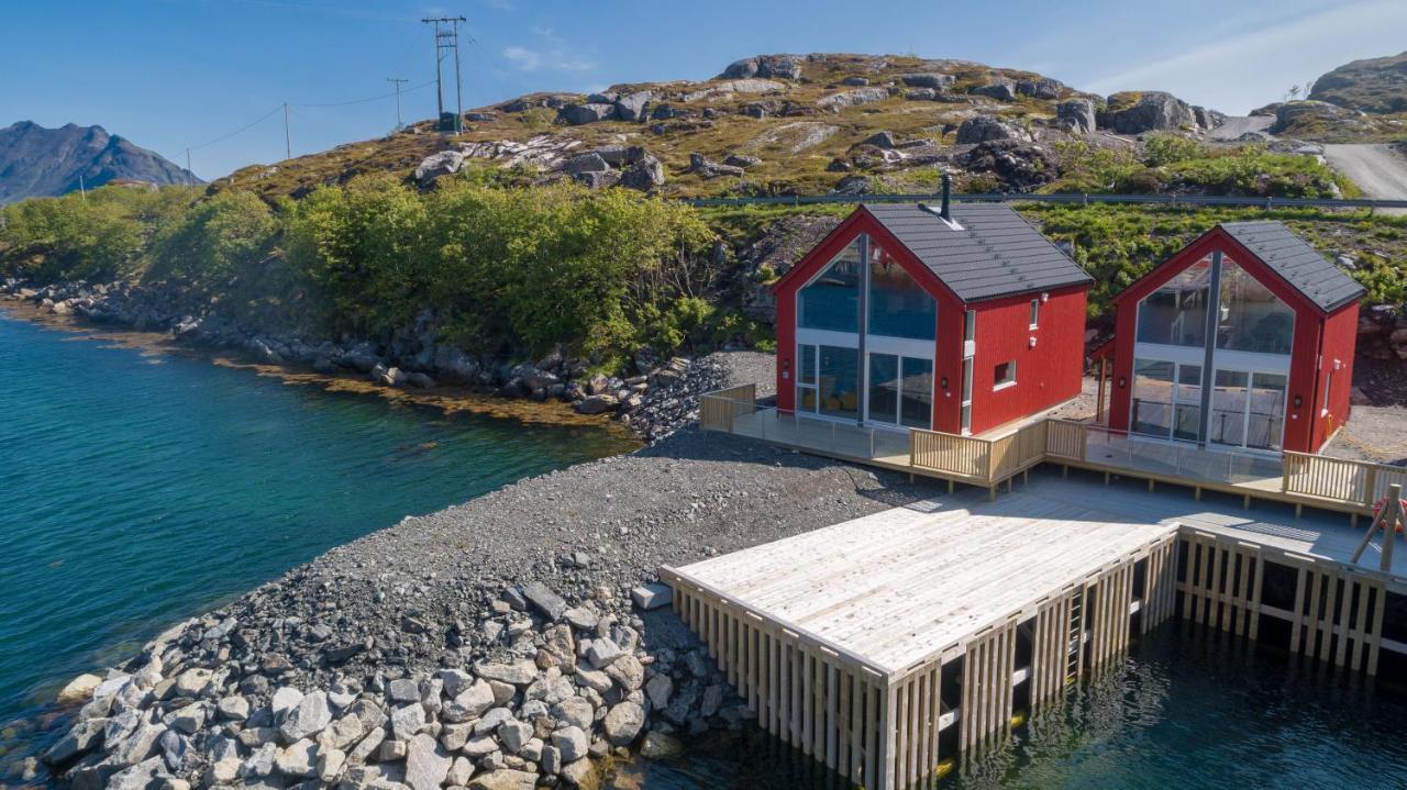 Seafront New Cabin In Lofoten Ballstad Exteriör bild