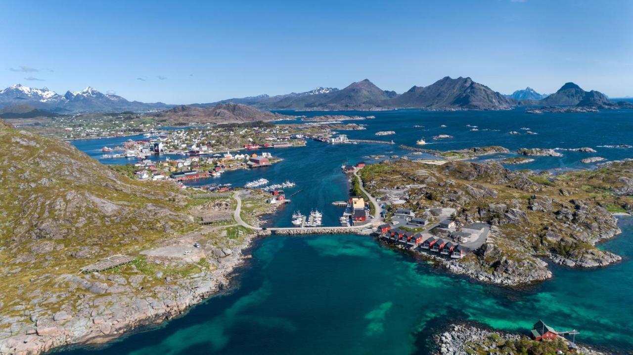 Seafront New Cabin In Lofoten Ballstad Exteriör bild